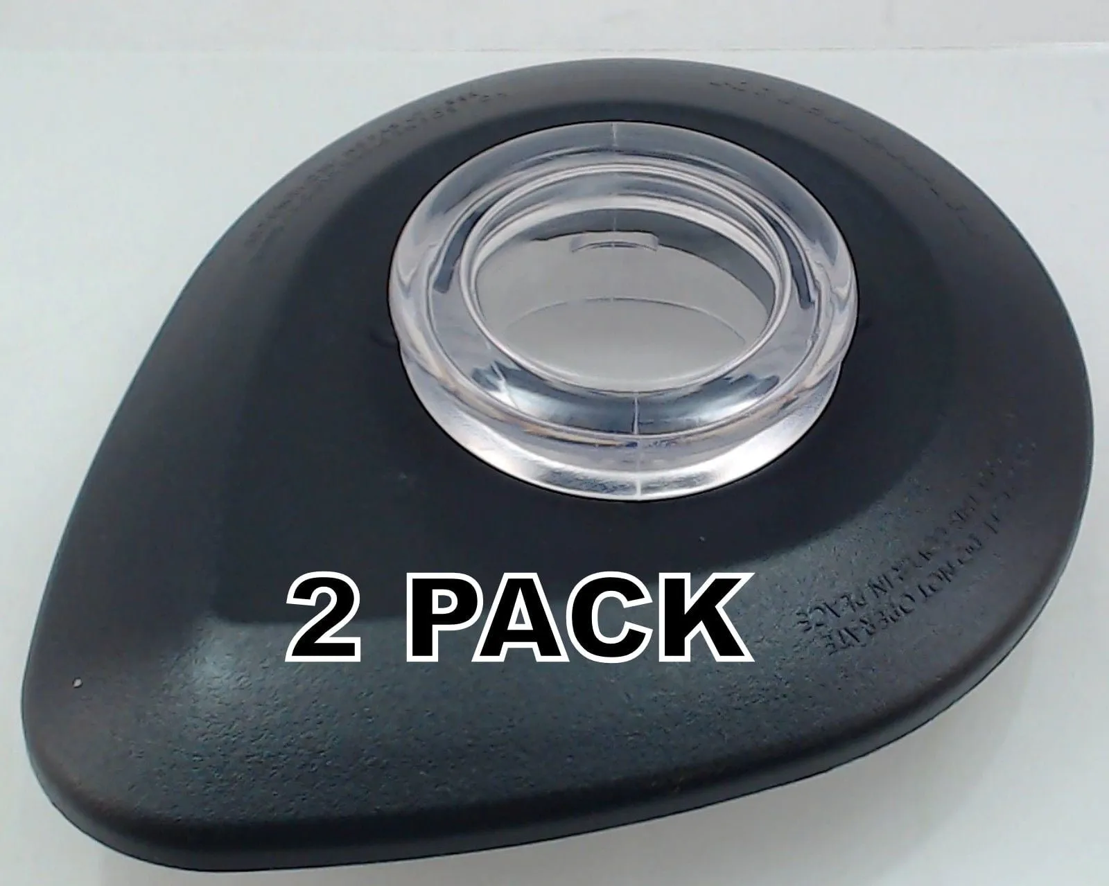 2 Pk, Blender Lid Assembly, Black, for KitchenAid, AP4326004, WP9709363