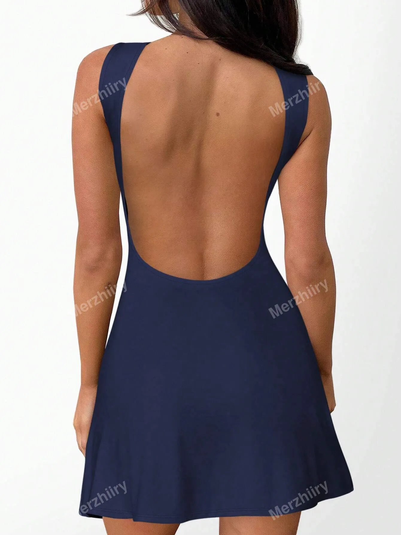 2024 Sexy Backless Fitted Fashion Mini Dress For Women, Summer