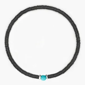 3mm Vinyl Beads Bracelet (Black)