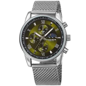 Akribos Xxiv Quartz Green Dial Men's Watch AK1112GRN