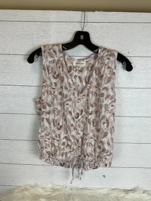 Animal Print Top Sleeveless Cloth & Stone, Size M