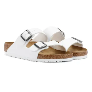 Birkenstock Arizona Birko-Flor Mens White Sandals