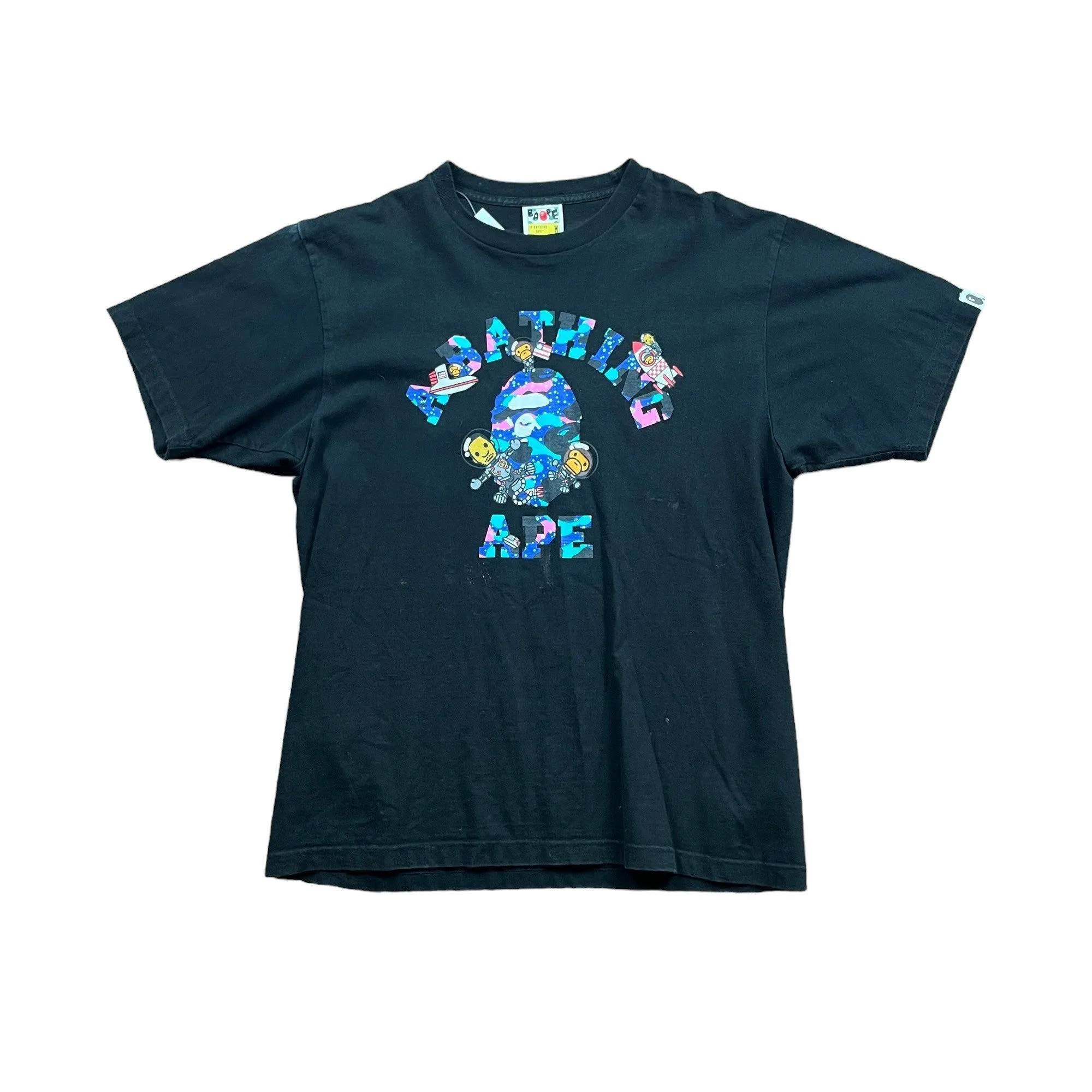 Black A Bathing Ape (BAPE) x Kid Cudi Tee - Medium