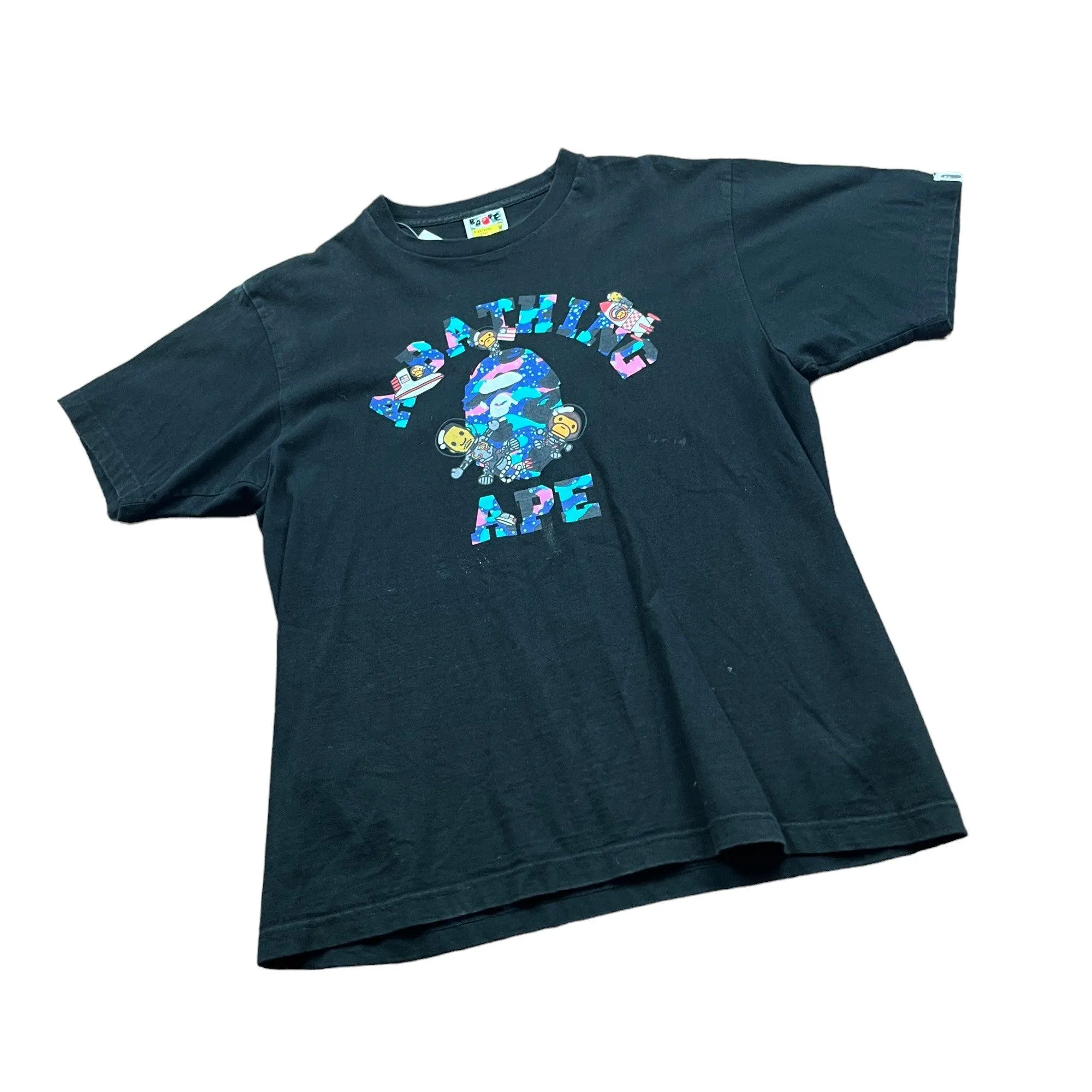 Black A Bathing Ape (BAPE) x Kid Cudi Tee - Medium