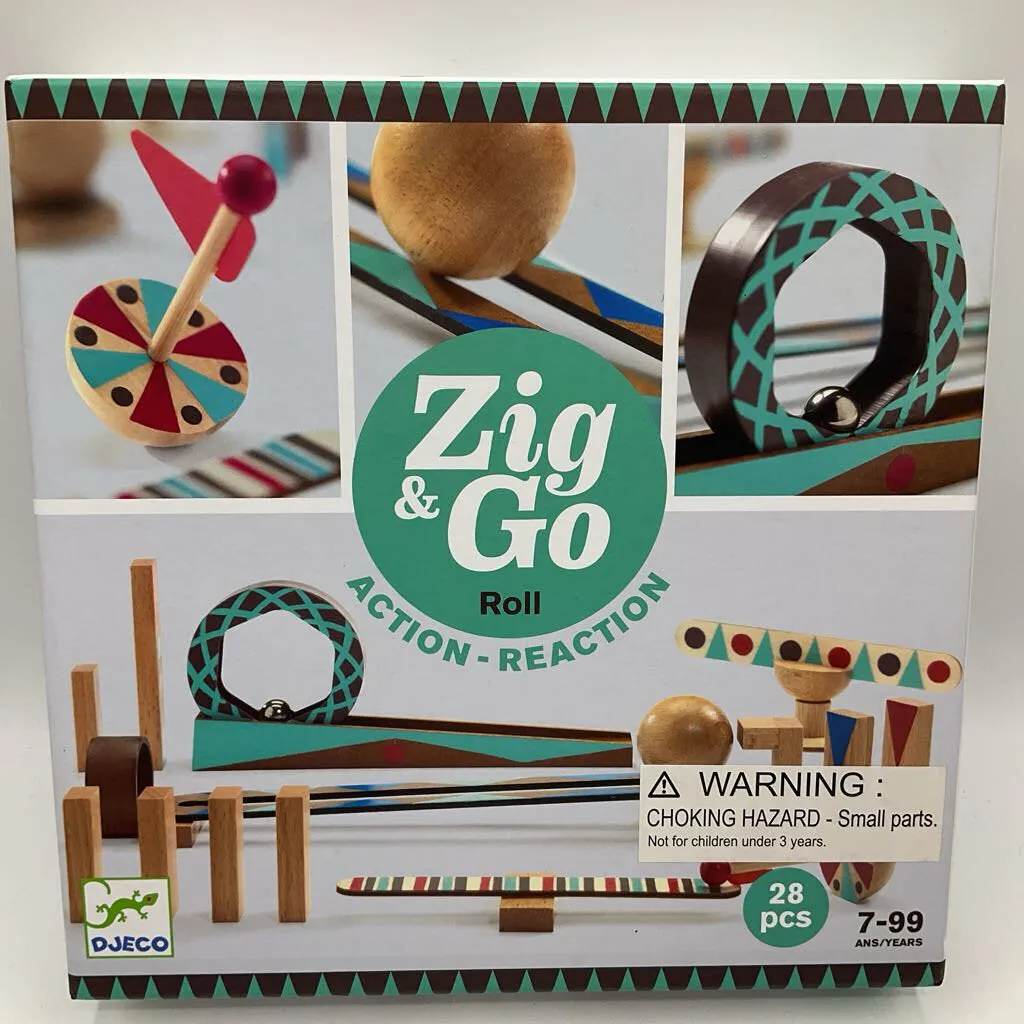 Djeco Wooden Zig & Go Roll