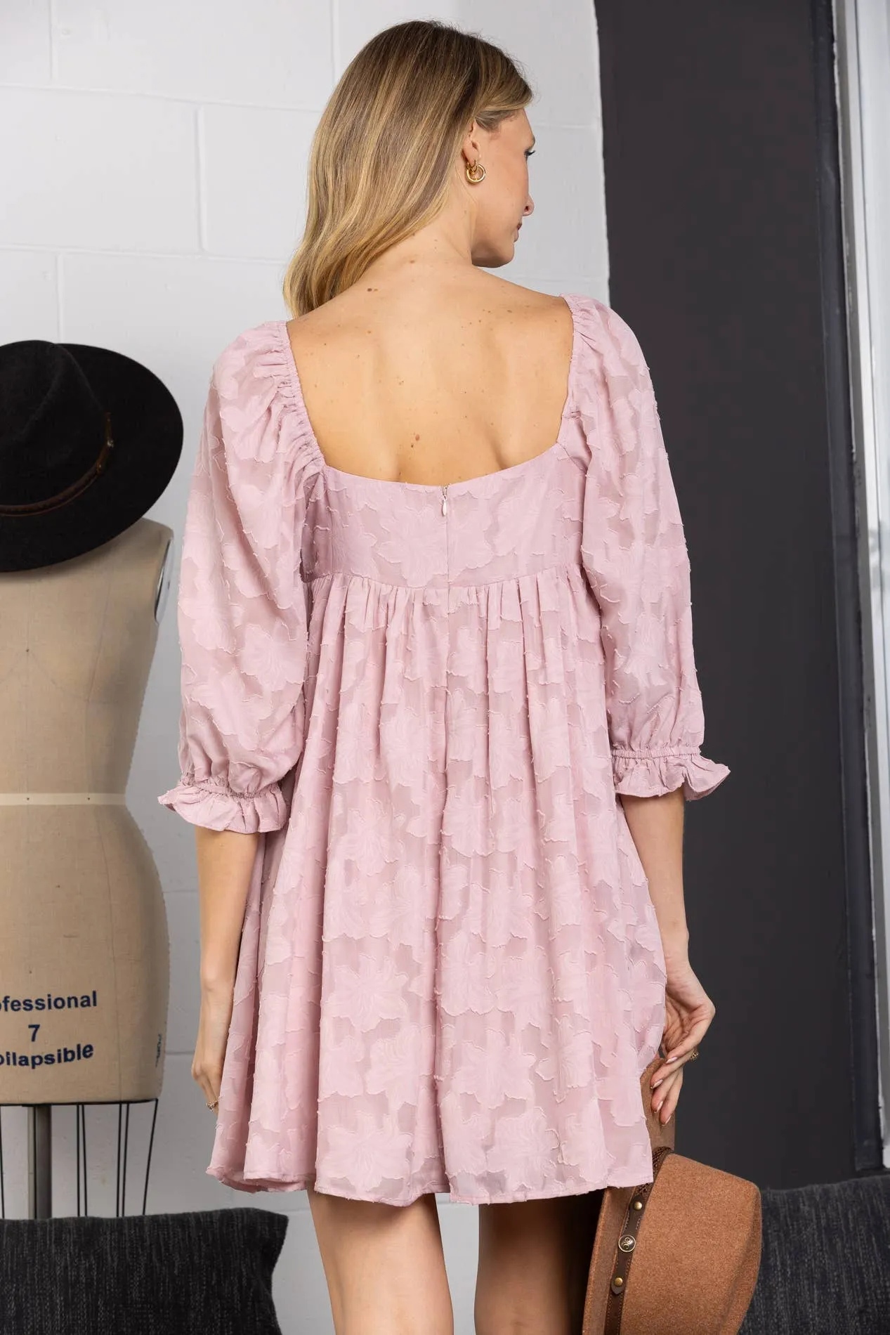 Dusty Rose Chloé Mini Dress