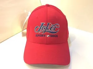 Joker Brand Nu-Fit Cap Red Size S-M