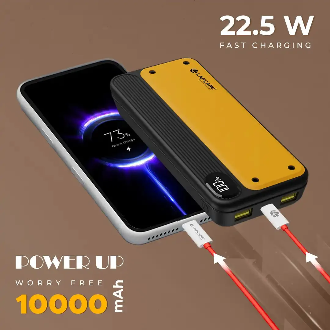 LAPCARE YELO 10000 mAh Power Bank (LPB-522)