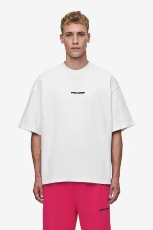 Logo Boxy Tee White