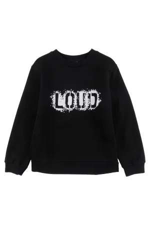 LOUD APPAREL BLACK RAYS SWEATSHIRT