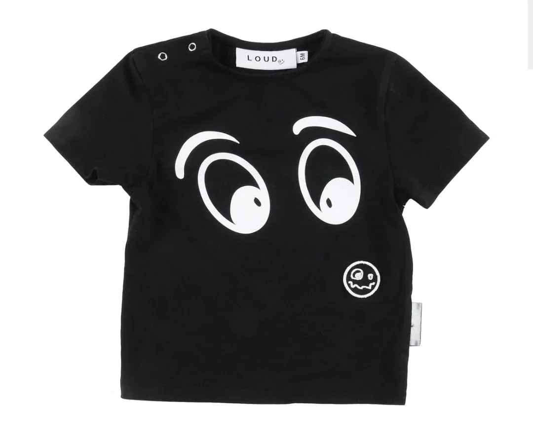 LOUD APPAREL KIND BLACK BABY TEE