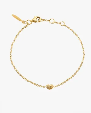 Love bubble bracelet gold