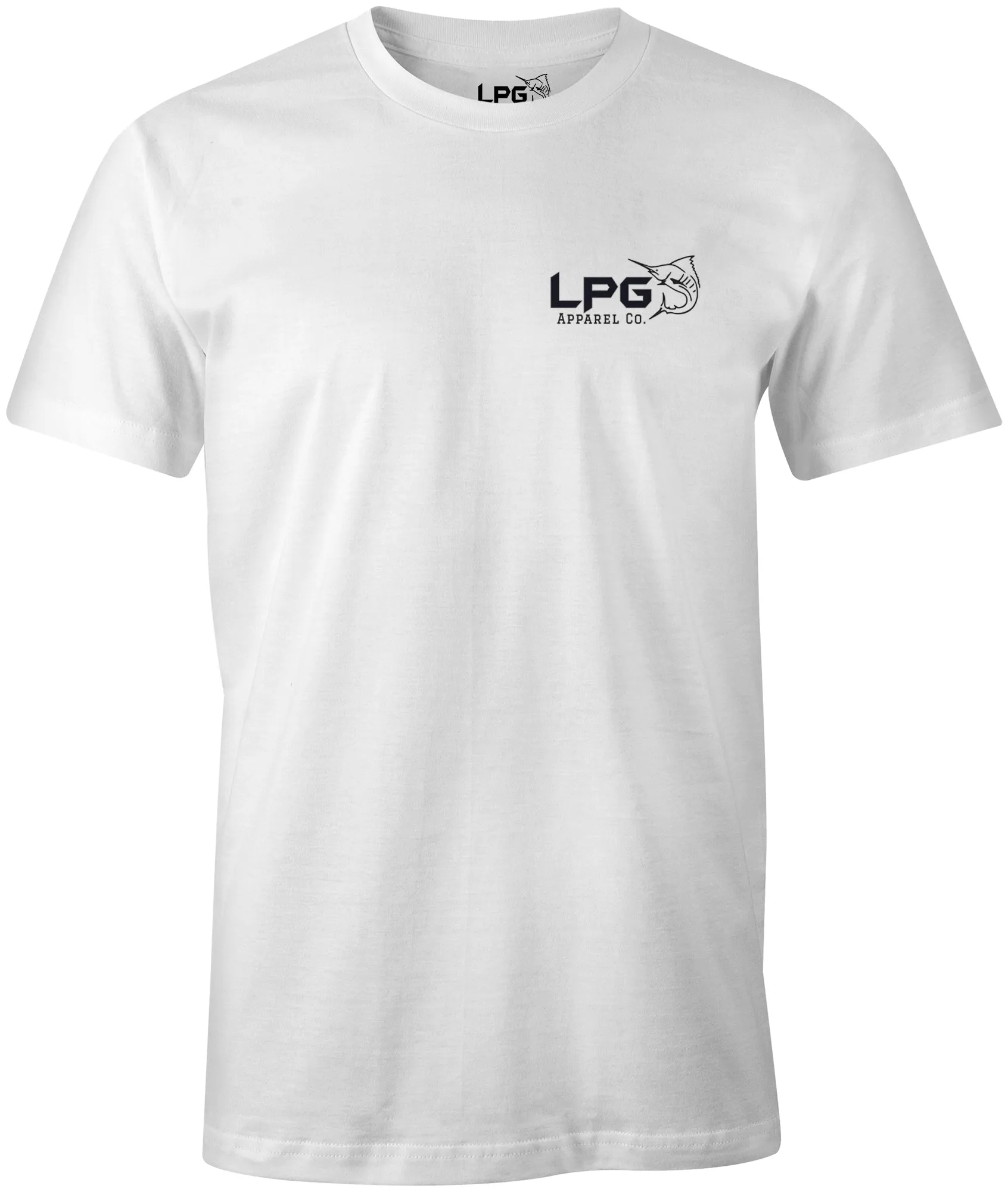 LPG Apparel Co. Puerto Rico Pride Bass, Porgy Bluefish Seaside Beach T-Shirt