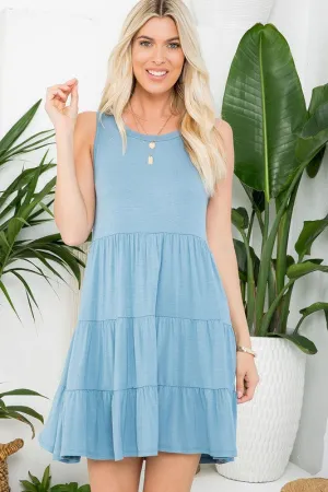 Sleeveless Baby Doll Dress